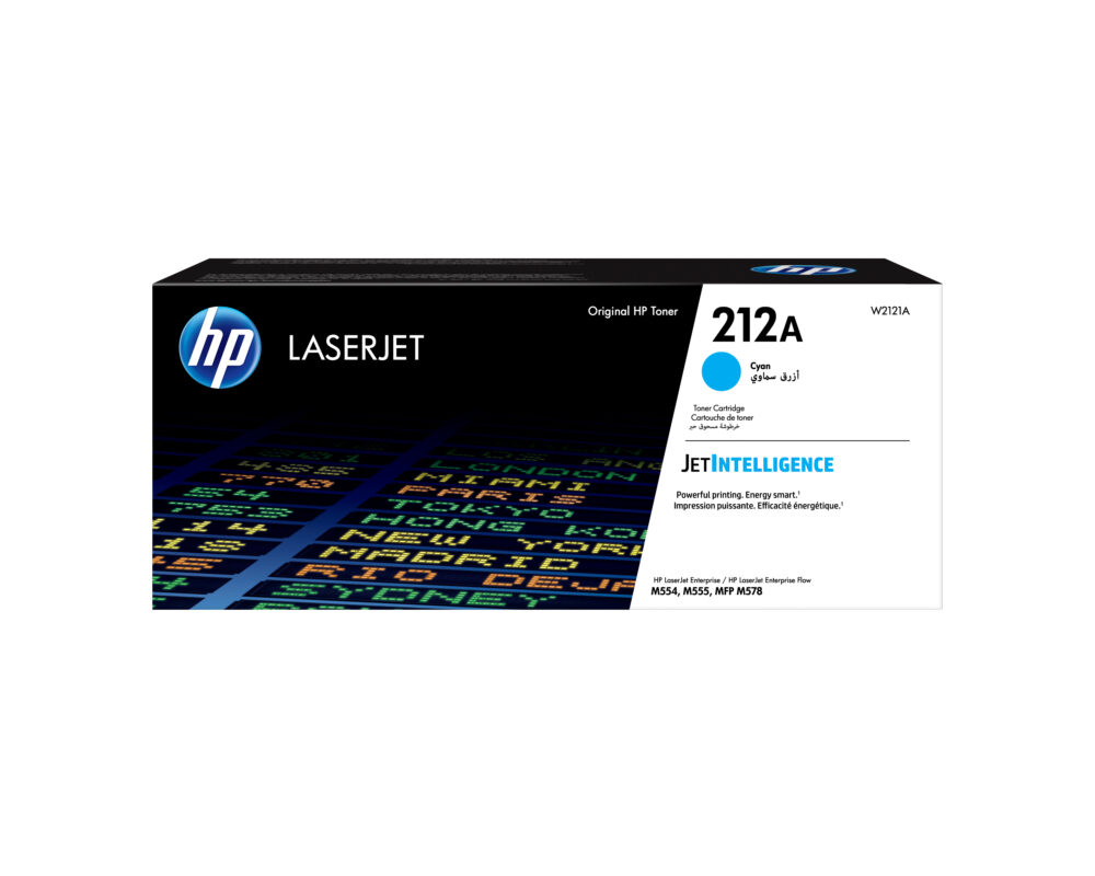 Originálny toner HP W2121A, azúrový, 4500str., HP 212A