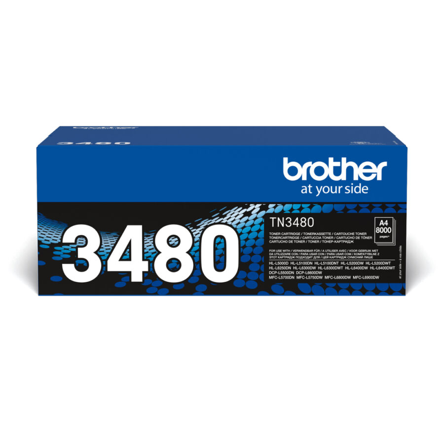 Originálny toner Brother TN-3480 čierny HIGH QUALITY 8000str.