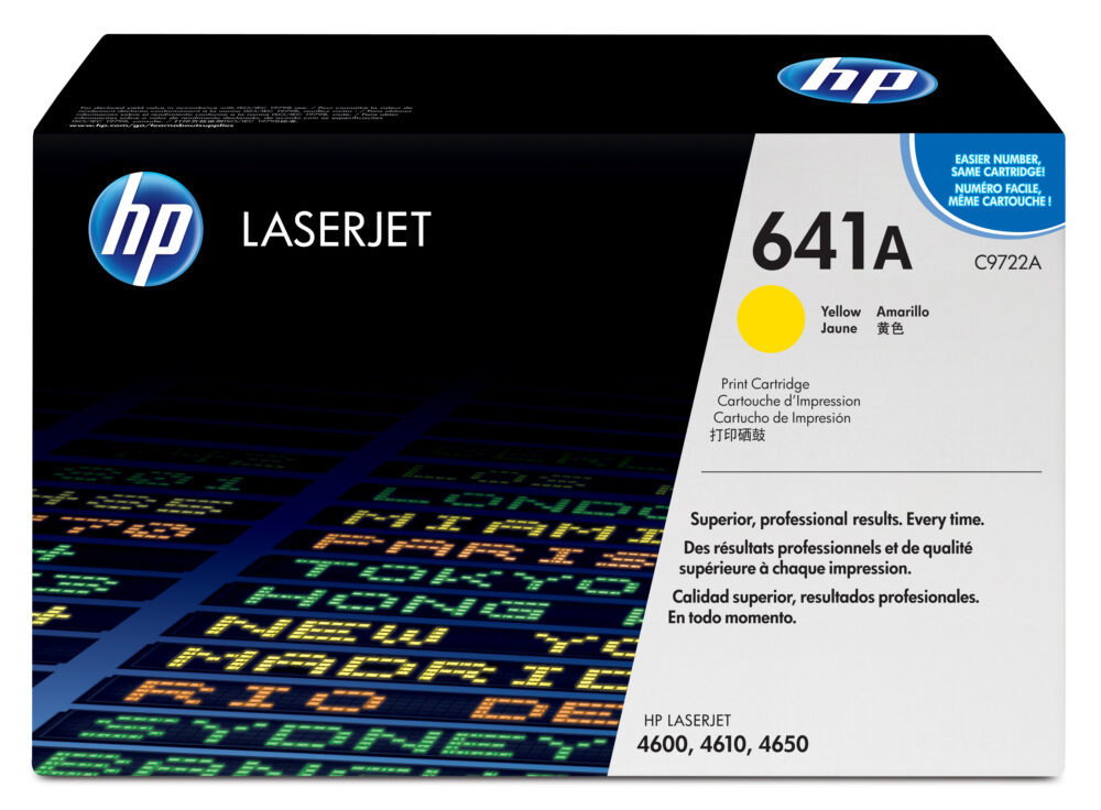 Originálny toner HP C9722A, žltý, 8000str.
