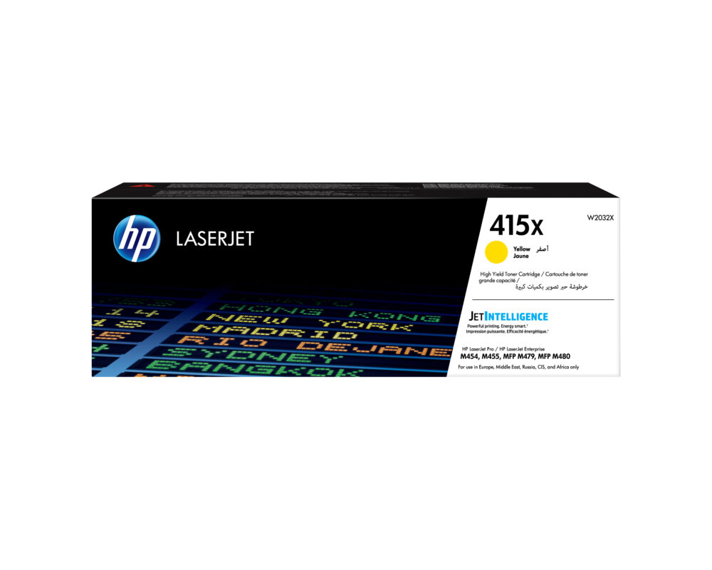 Originálny toner HP W2032X, žltý, 6000str., HP 415X, high capacity