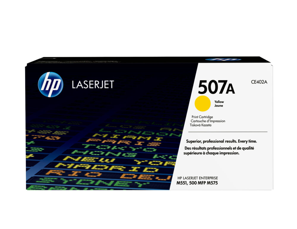 Originálny toner HP CE402A, žltý, 6000str. HP 507A