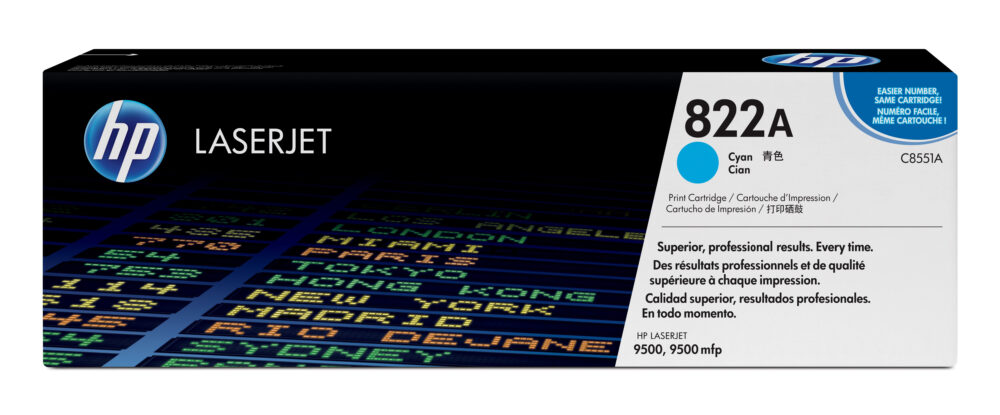 Originálny toner HP LaserJet C8551A / 822A azúrový Print Cartridge