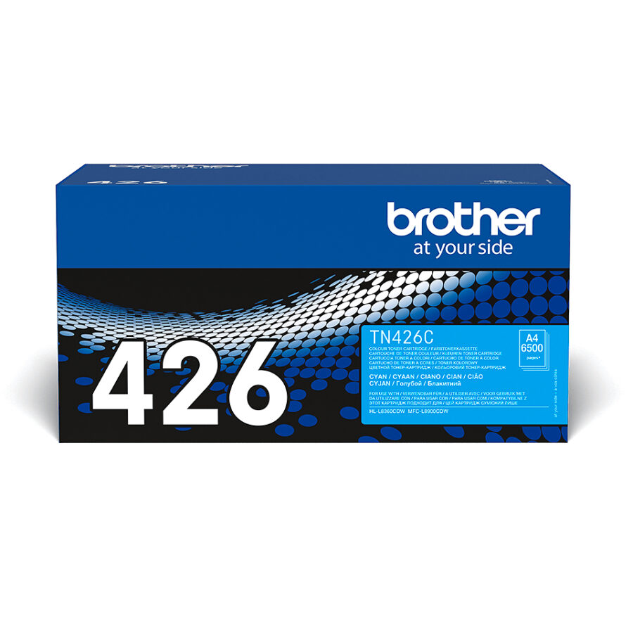 Originálny toner BROTHER TN-426C, azúrový, 6500str.