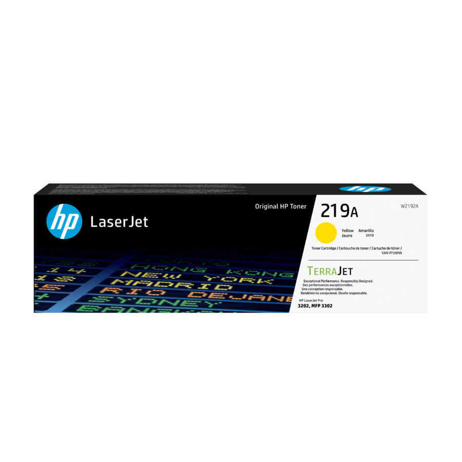 Originálny toner HP W2192A, HP 219A, žltý, 1200str.