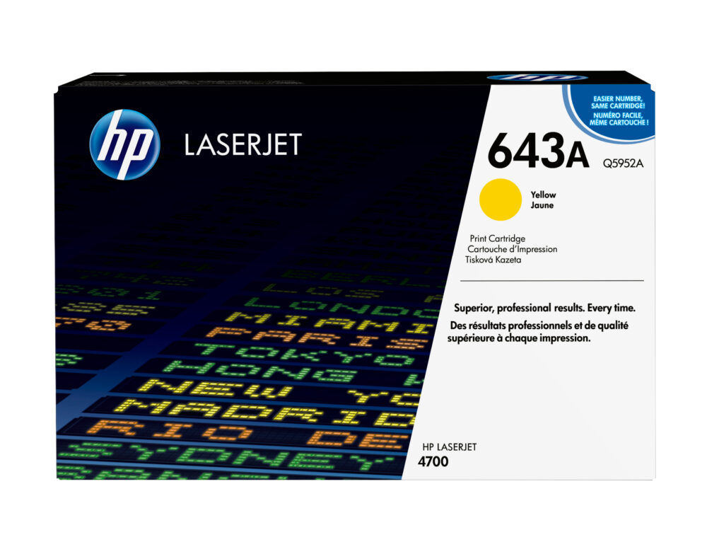 Originálny toner HP Q5952A, žltý, 10000str.