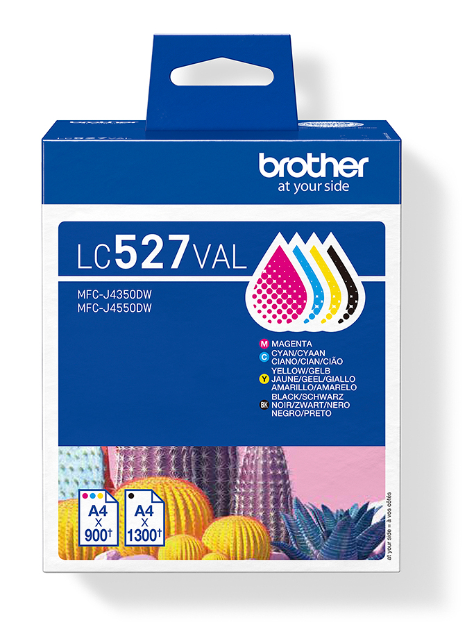 Originálna sada náplní BROTHER LC-527VAL, CMYK