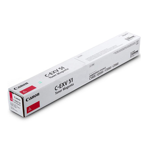 Originálny toner CANON C-EXV51L purpurový, 0486C002, 26 000 str.