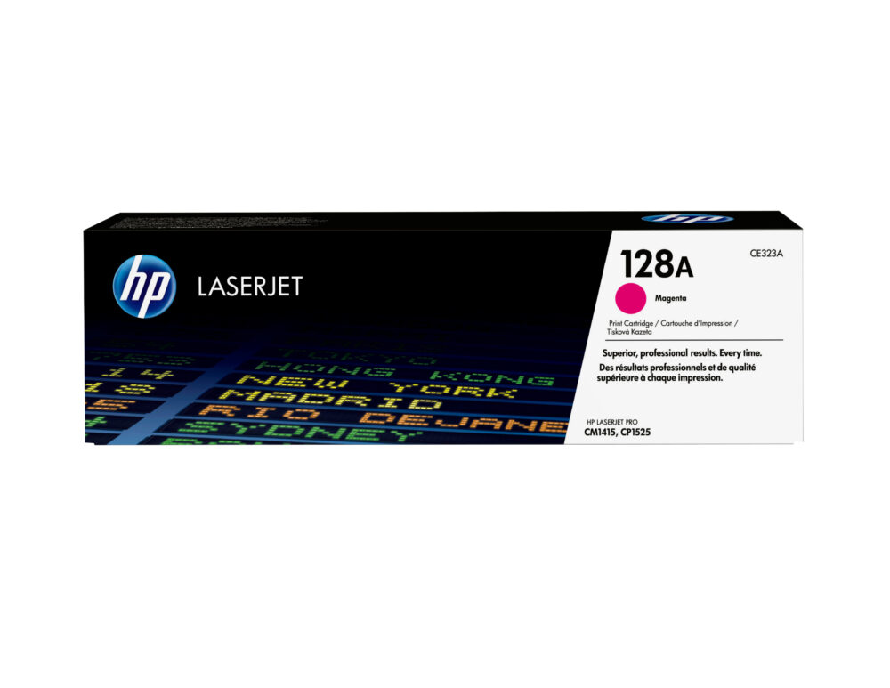 Originálny toner HP CE323A, purpurový, 1300str., 128A