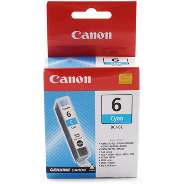 Originálna náplň CANON BCI-6C, azúrový, 13ml, 4706A028, 4706A017