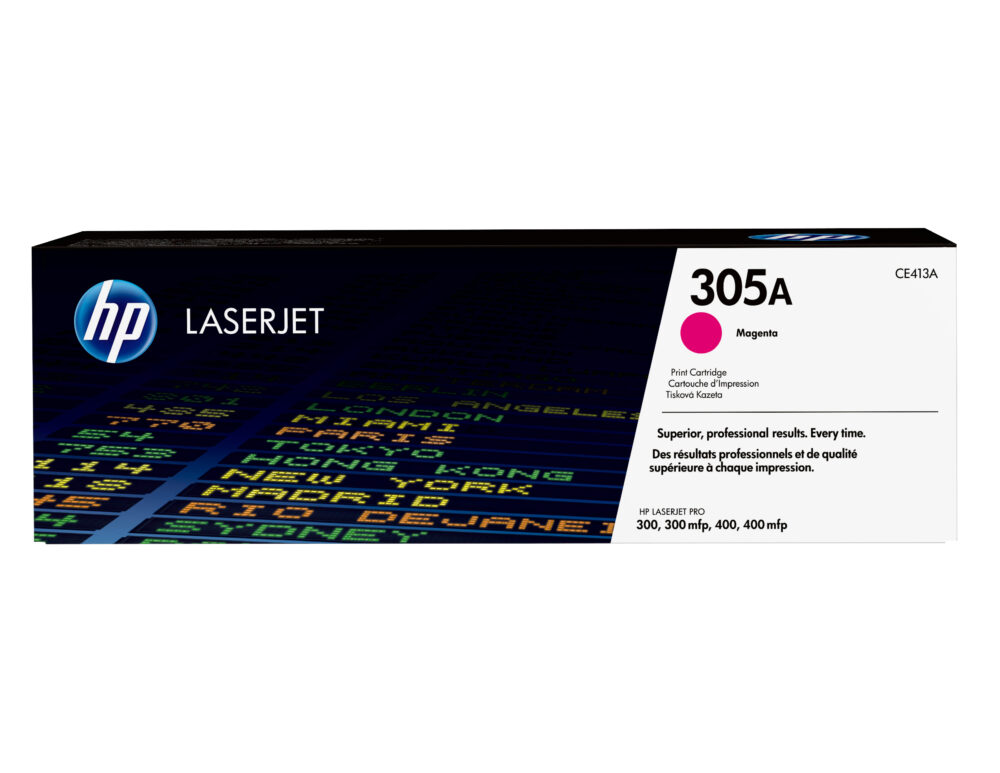 Originálny toner HP CE413A purpurový 2600str., 305A
