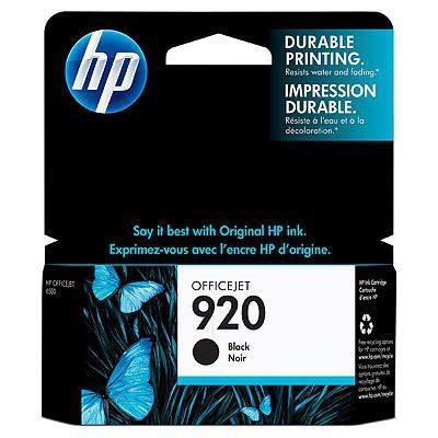 Originálna náplň HP No.920 čierny, CD971AE, 420 str., po expirácií JUL 2019