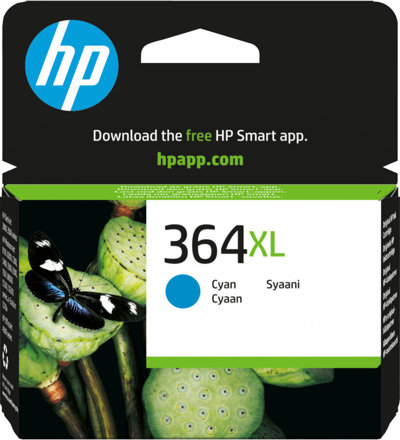Originálna náplň HP No.364XL azúrový, CB323EE, 750str.