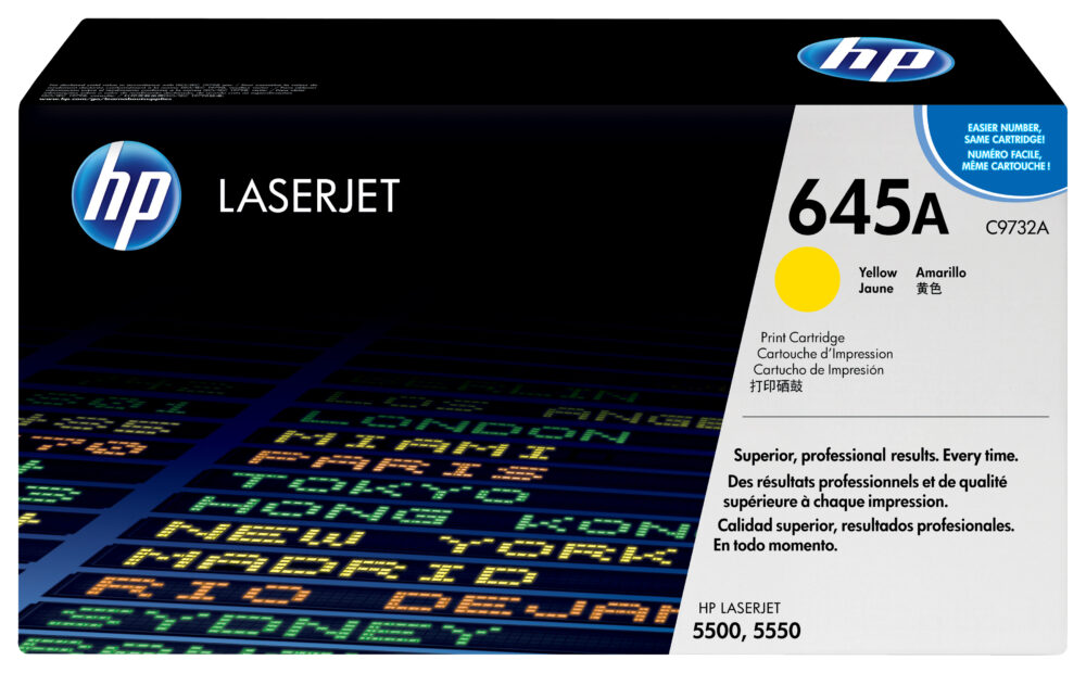 Originálny toner HP C9732A, žltý, 12000str. HP 645A