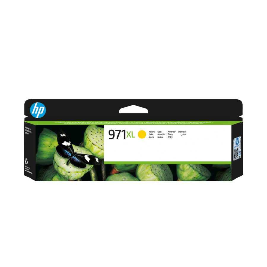 Originálna náplň HP CN628AE, žltý, 6600str., HP 971XL