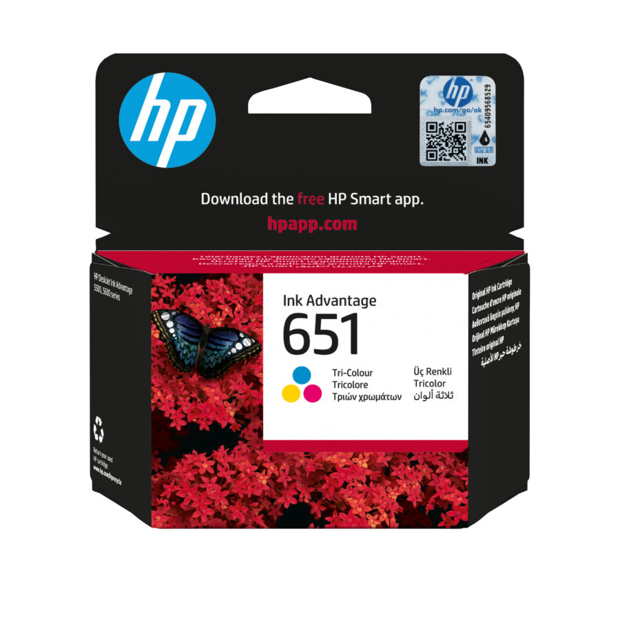 Originálna náplň HP C2P11AE, HP 651, tri-farebný, 300str.