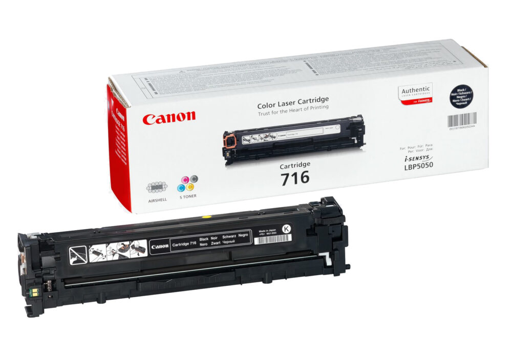 Originálny toner CANON CRG716BK čierny, 1980B002, 2300str.