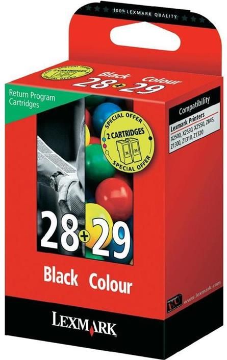 Originálna náplň LEXMARK 18C1429E, 29, farebný, return