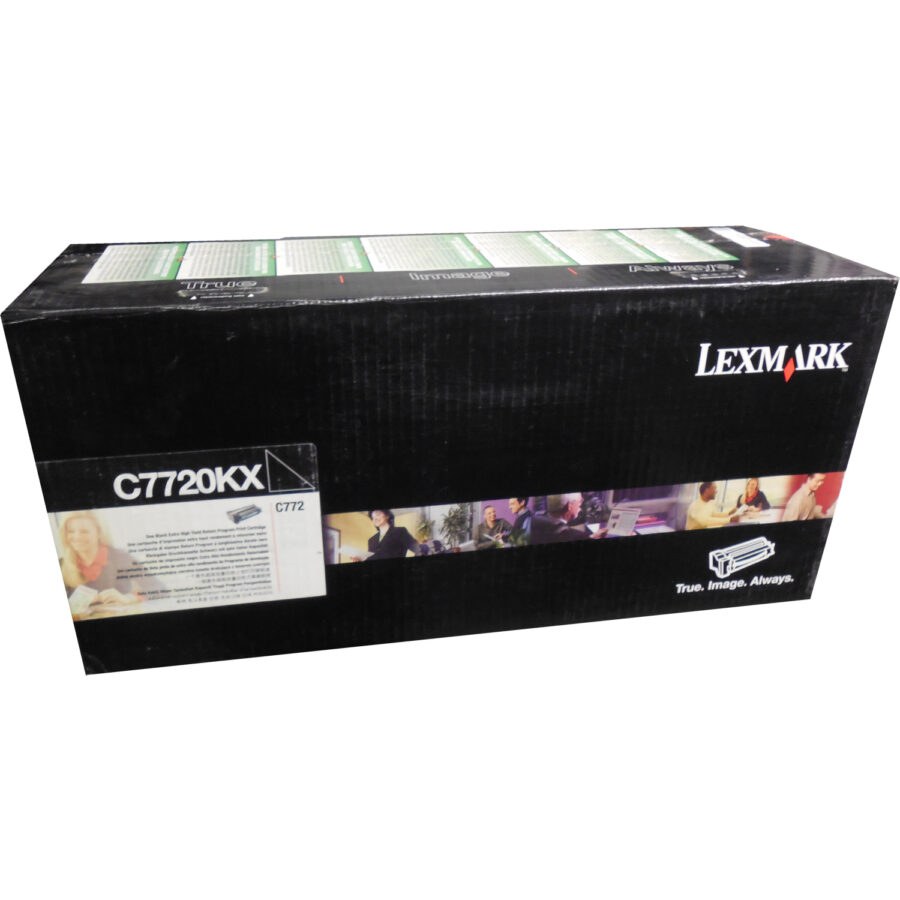 Originálny toner LEXMARK C7720KX čierny, 15000str.,