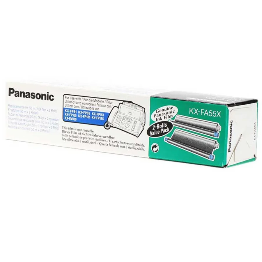 Originálna fólia PANASONIC do faxu KX-FA55X, 2*150str.