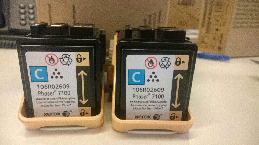 Originálny toner XEROX 106R02609, azúrový, 9000 (2x4500)str., Xerox Phaser 7100, 2ks